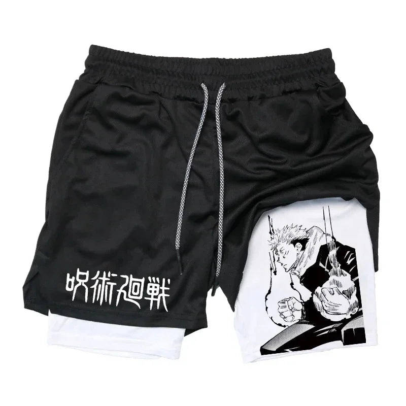 JJK Anime Gym Shorts #2