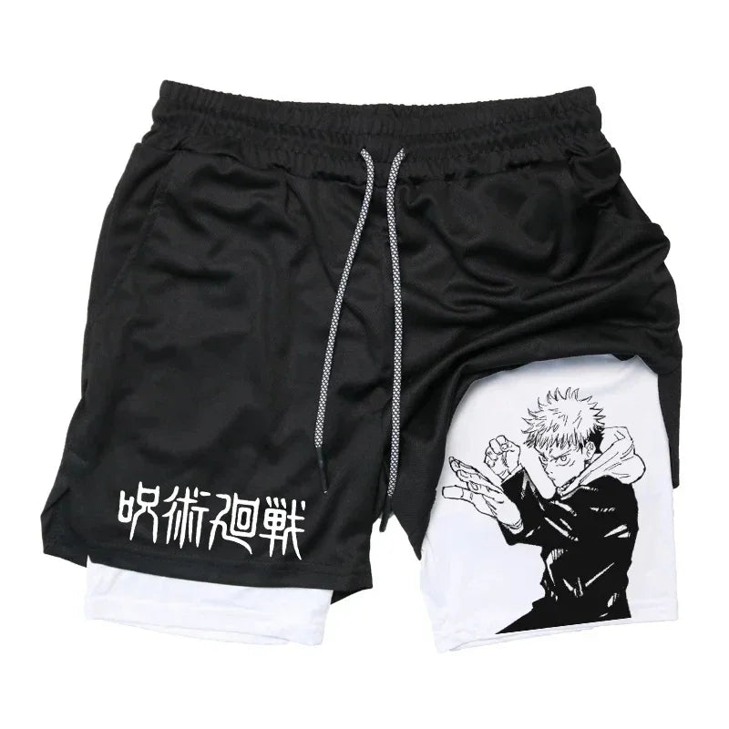 JJK Anime Gym Shorts #2