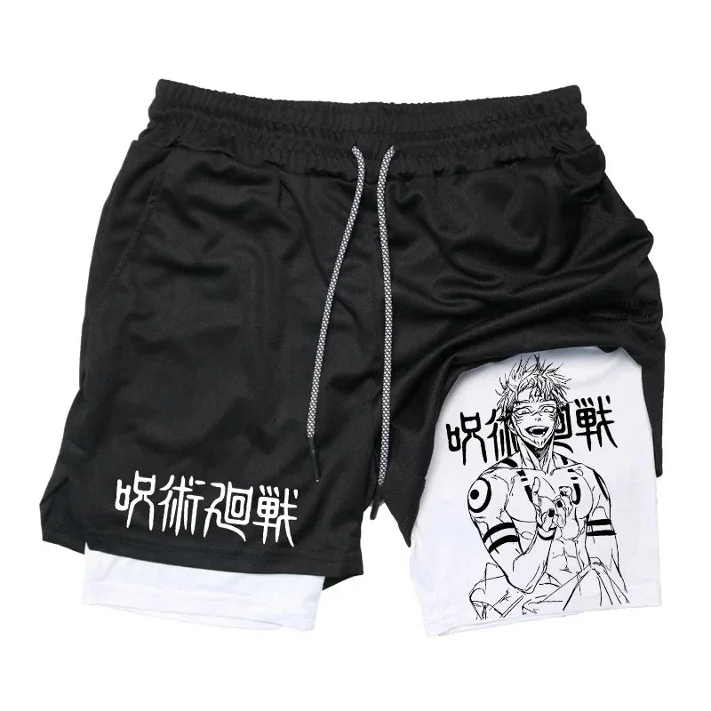 JJK Anime Gym Shorts #2