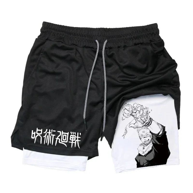 JJK Anime Gym Shorts #2